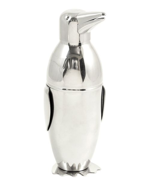 Stainless Steel 17oz Penguin Design Shaker