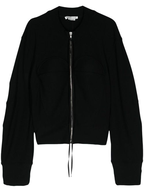 Fine-ribbed sweater - Black