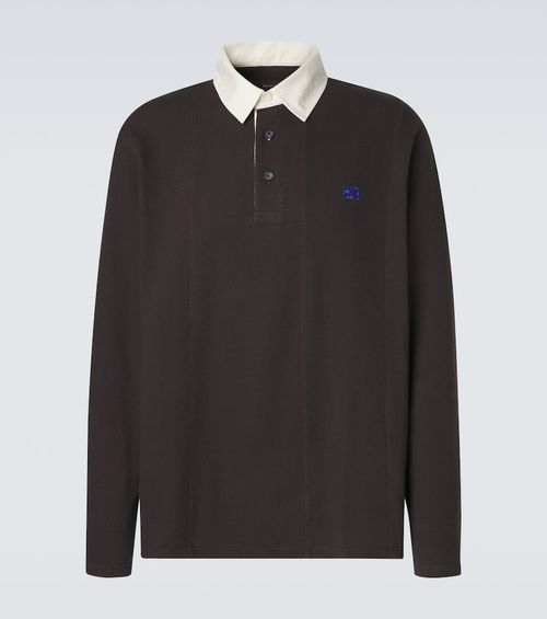 City cotton-blend polo shirt