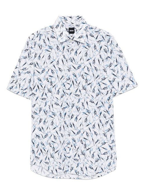 BOSS graphic-print shirt - White