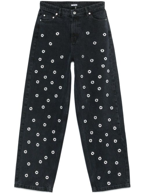 High-rise jeans - Grey
