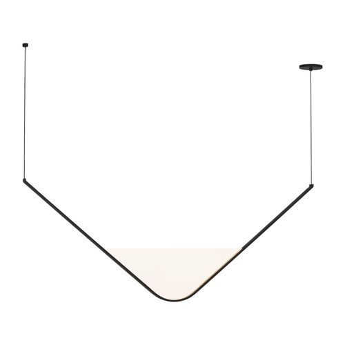Nightshade Black LED Chandelier from the Mizu Collection