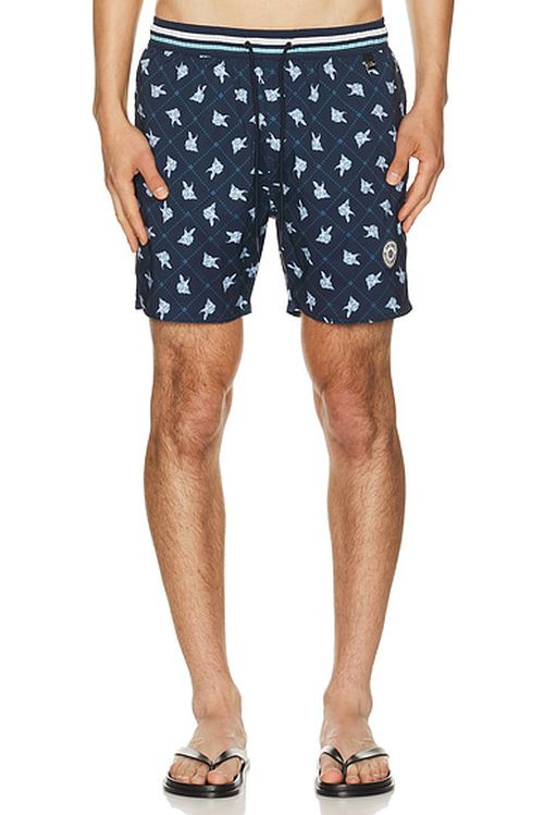 Agua Bendita Joe Trunks in Navy - Navy. 32 also , 34