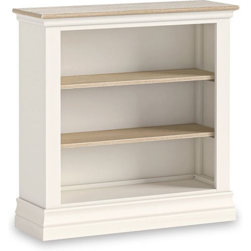 Linden Cream Low Bookcase for French Country Living Room | Roseland