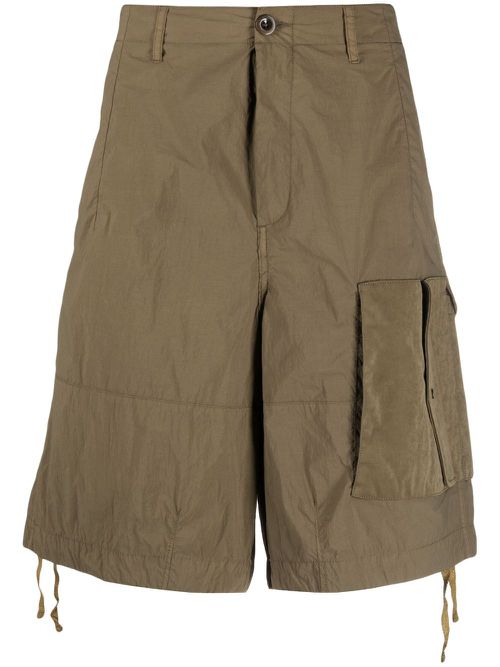 Cargo cotton shorts - Green