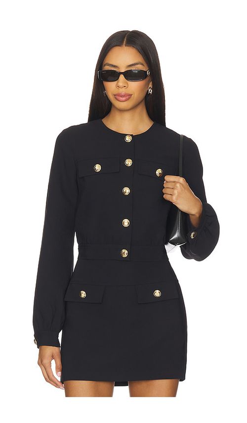 Amanda Uprichard Nina Jacket in Black. XL also in S, XS