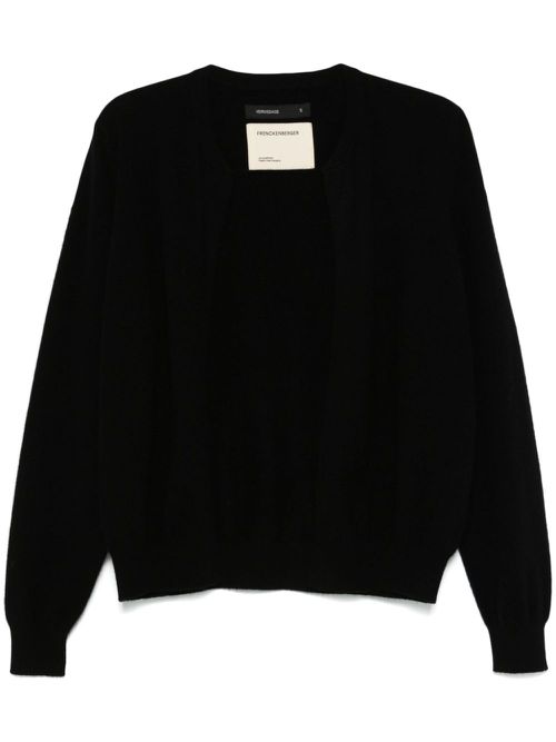 Cashmere cardigan - Black