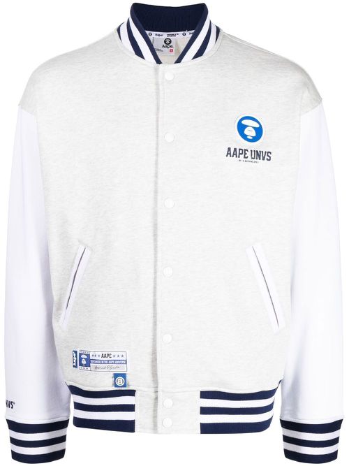 Logo-print bomber jacket - WH2