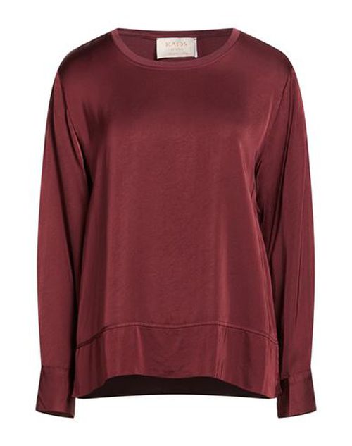 Woman Top Burgundy Size S Viscose
