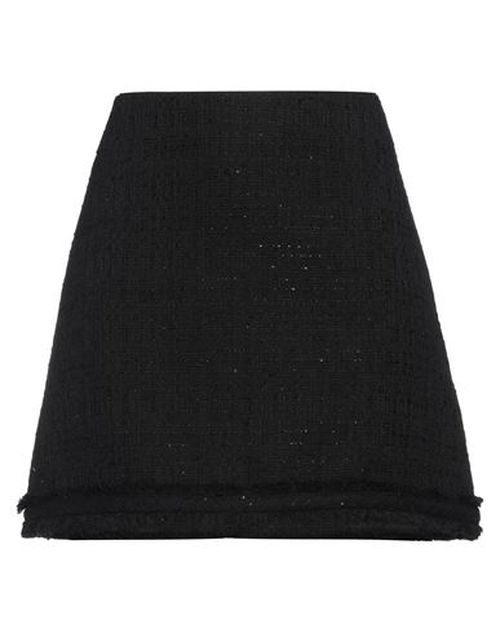 Woman Mini skirt Black Size 6 Cotton, Polyamide, Viscose