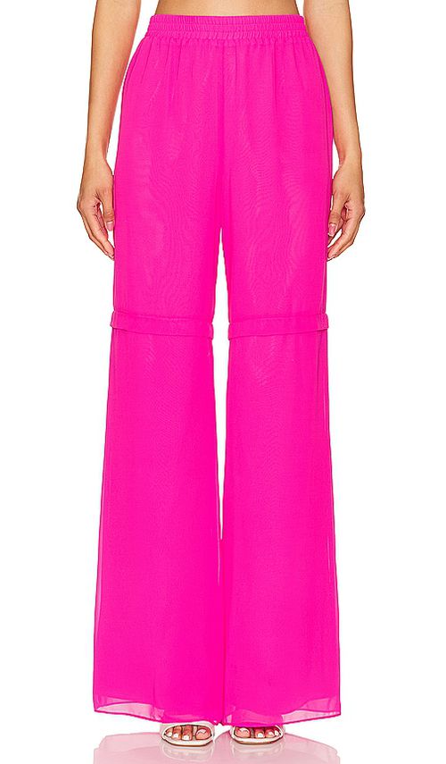 Amanda Uprichard HOSEN SARASOTA in Fuchsia. Größe XS. Also in