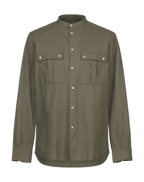 Man Shirt Military green Size 16 Cotton