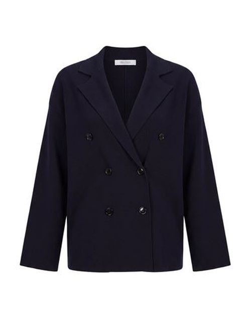 Woman Blazer Midnight blue Size S Viscose, Polyamide