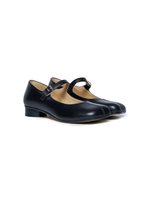 Square toe Mary Jane shoes - Black