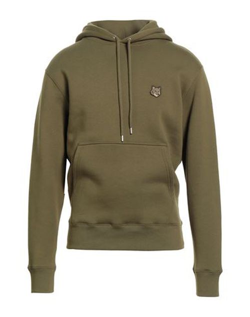 Maison Kitsuné Man Sweatshirt Military green Size L Cotton