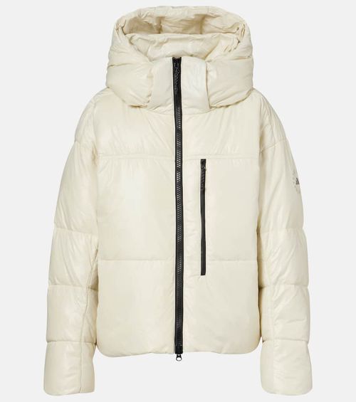 Hooded cropped jacket