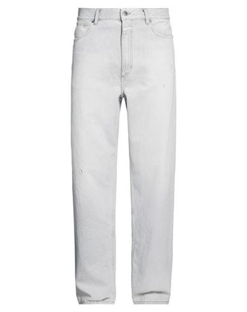 Man Jeans Light grey Size 31 Cotton, Recycled cotton