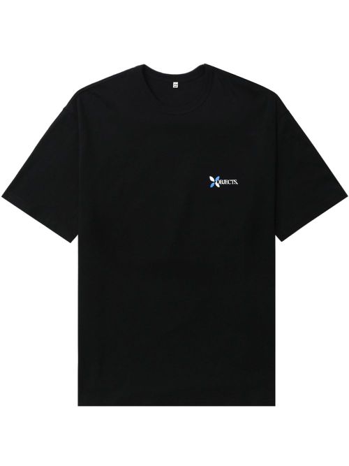 KHOKI text-print T-shirt - Black