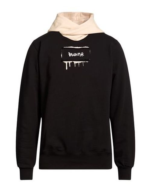 Man Sweatshirt Black Size XL Cotton
