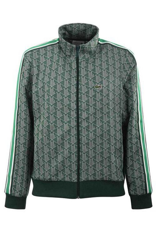 ラコステ パリ ジャカード ジップアップ トラックジャケット　Sサイズ Lacoste | ラコステ パリ ジャカード ジップアップ トラックジャケット