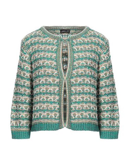 Anneclaire Woman Jacket Green Size 8 Polyamide, Cotton