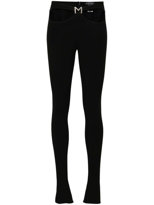 Cut-out leggings - Black