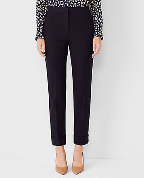 Ann Taylor The Petite High Rise Eva Ankle Pant - Curvy Fit