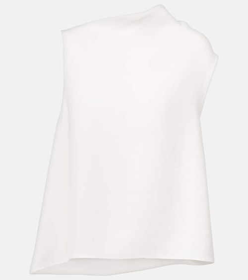 Asymmetric draped top