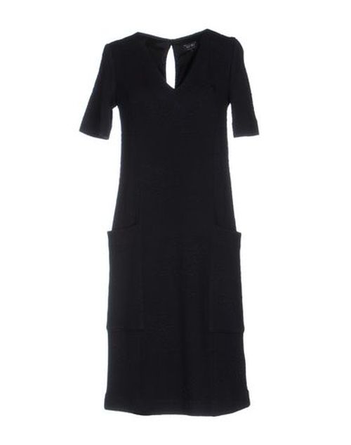 Woman Mini dress Midnight blue Size 4 Acrylic, Polyamide, Wool