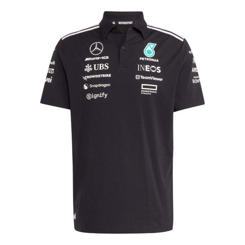 Mercedes AMG Petronas Formula One Team Polo Shirt 'Black'