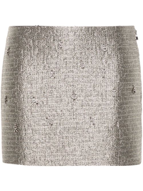 Tweed mini skirt - Grey
