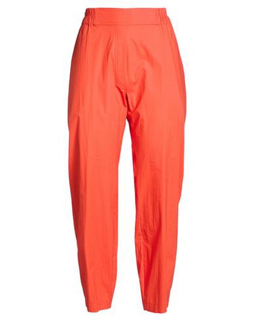 Woman Pants Tomato red Size 10 Cotton