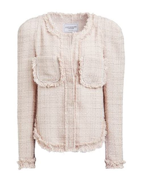 Woman Jacket Beige Size 4 Polyester, Polyacrylic