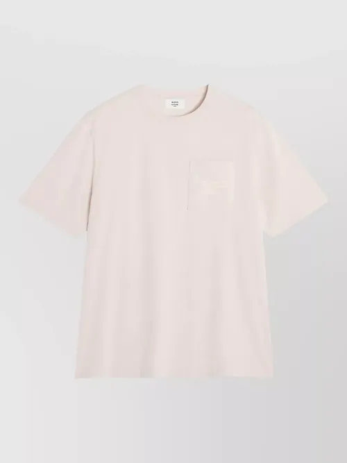 Maison Kitsuné - script motif comfort fit pocket t shirt
