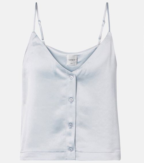 Barb Button satin camisole
