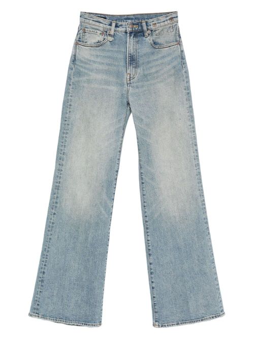 Logo-patch jeans - Blue