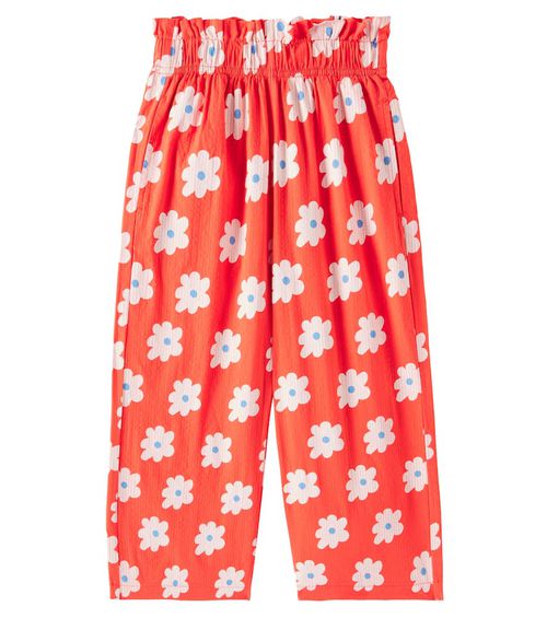 Jellymallow Floral cotton wide-leg pants