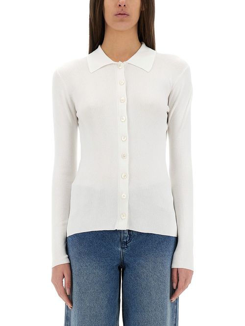 Ribbed cardigan
