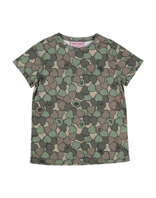 Kid Girl T-shirt Military green