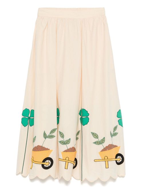 Natalie high-rise skirt - Neutrals