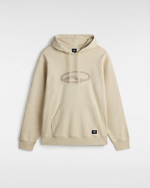 VANS Vans Oval Loose Pullover Hoodie (oatmeal) Men Beige, Size L