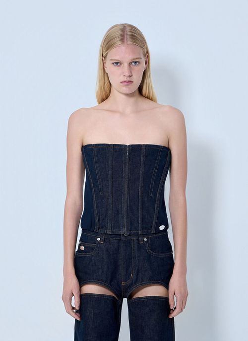 Denim Corset