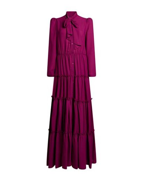 Woman Maxi dress Mauve Size M Polyester