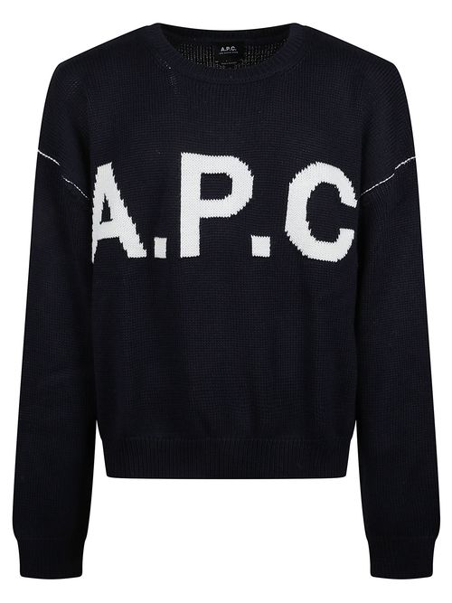 A. p.c. Logo Sweatshirt with Ribbed Trims - Men's