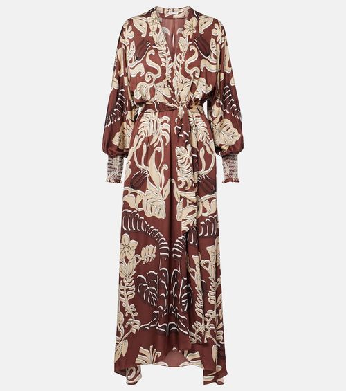 Kristen printed maxi dress