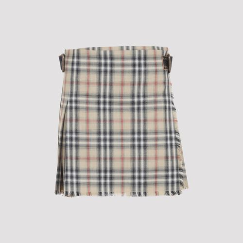 Women's 100% Wool Mini Skirt