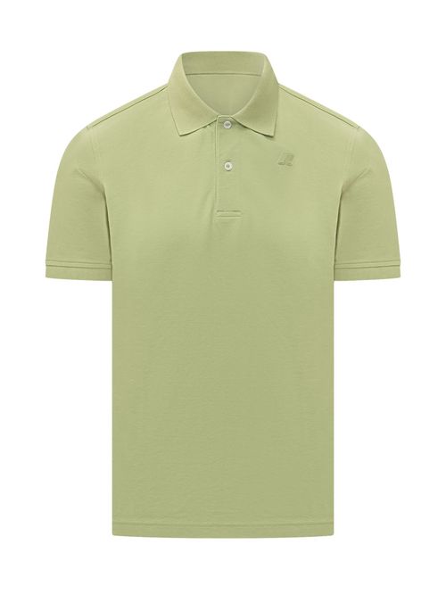 Green Logo Shirt Collar Polo