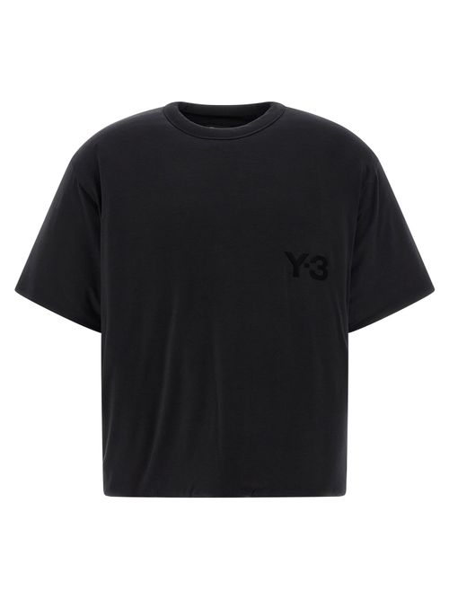 Logo-Embroidered Lyocell T-Shirt — Black