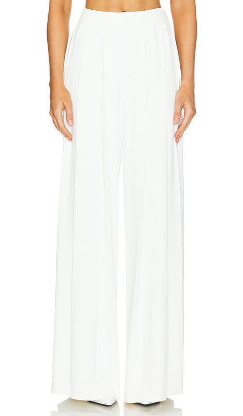 L'AGENCE Nova Pleated Pant in Ivory. - 12 also