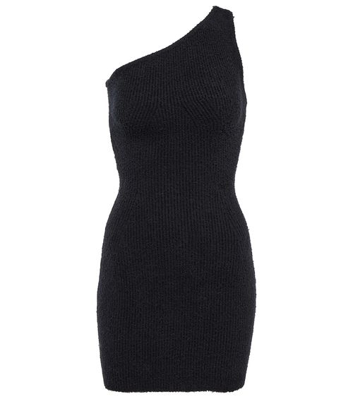 Wardrobe. NYC Ribbed cotton-blend minidress